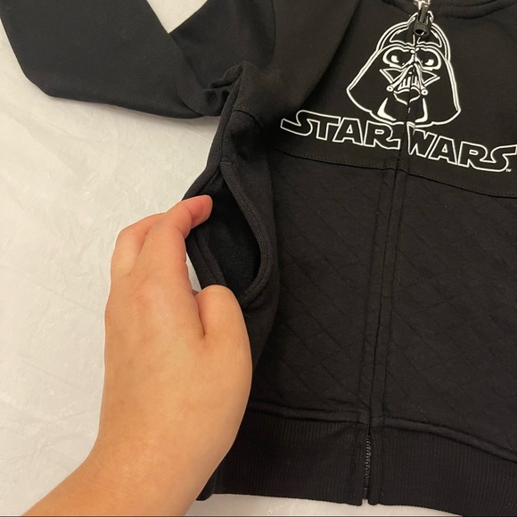 Star Wars Darth Vader Boy 3-pcs Hoodie, T-Shirt & Joggers Set Size 3 NWT - Picture 11 of 13